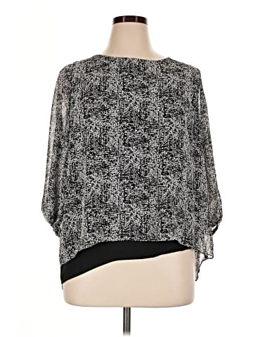 AB Studio 3/4 Sleeve Blouse (view 1)