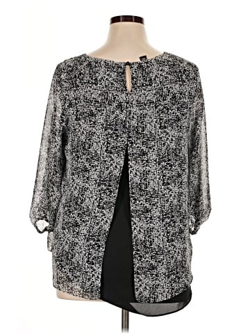 AB Studio 3/4 Sleeve Blouse (view 2)