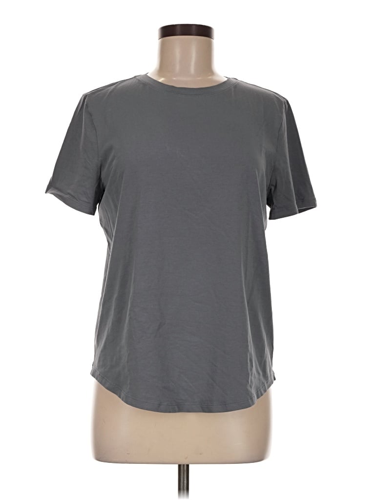 Pre-owned Lululemon Athletica Active T-shirt In Gray