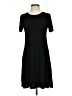 Unbranded Solid Black Casual Dress Size XS - photo 1