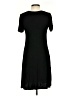 Unbranded Solid Black Casual Dress Size XS - photo 2