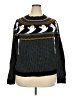 Unbranded 100% Acrylic Print Black Pullover Sweater Size XXL - photo 1