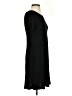 Unbranded Solid Black Casual Dress Size XS - photo 4