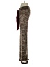 Beach Bunny Tweed Burgundy Casual Pants Size S - photo 5