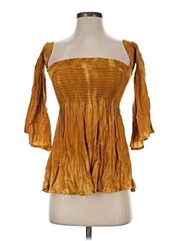 Blue Life 3/4 Sleeve Blouse (view 1)