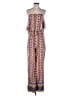 Assorted Brands 100% Rayon Paisley Brown Jumpsuit Size M - photo 1