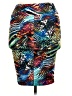 Venus Print Teal Casual Skirt Size 14 - photo 2