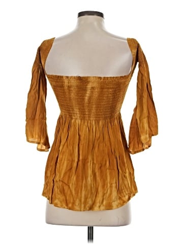 Blue Life 3/4 Sleeve Blouse (view 2)