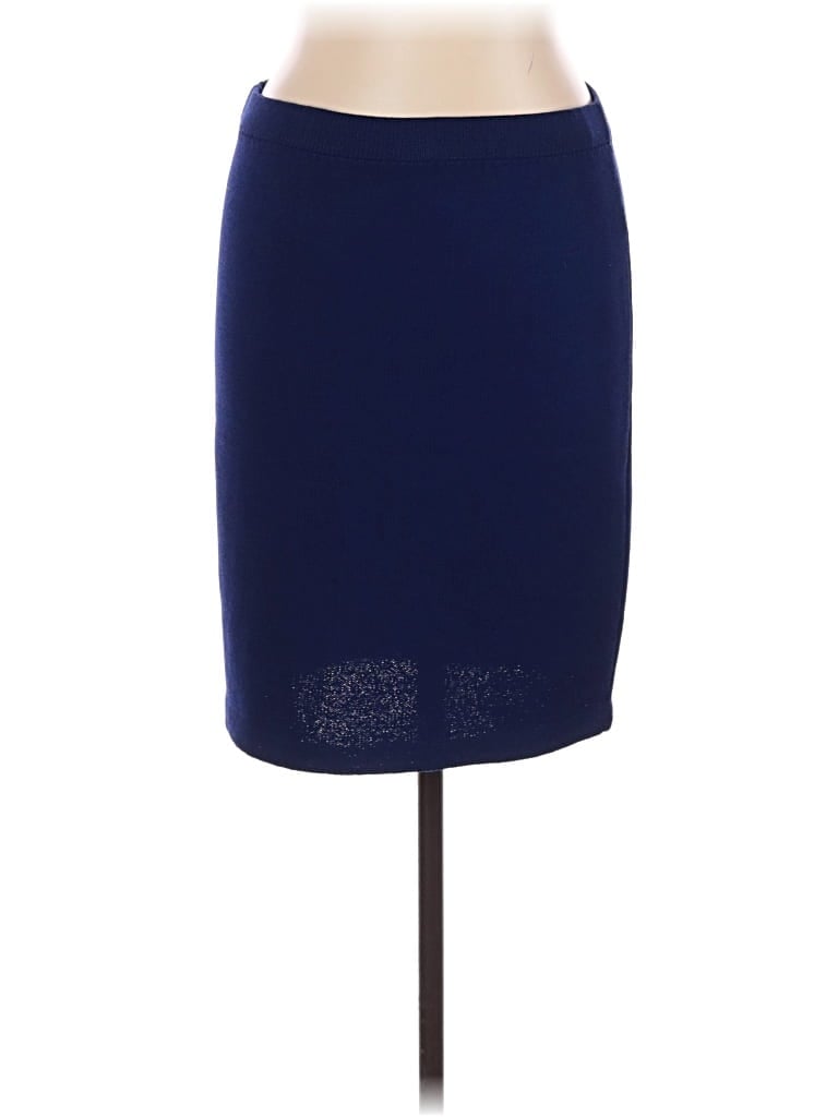Pre-owned St. John Collection By Marie Gray Casual Skirt In Blue