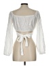Unbranded White 3/4 Sleeve Blouse Size L - photo 2