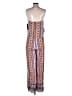 Assorted Brands 100% Rayon Paisley Brown Jumpsuit Size M - photo 2