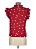 Unbranded 100% Polyester Hearts Red Short Sleeve Turtleneck Size M - photo 2