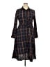 Unbranded 100% Polyester Plaid Blue Casual Dress Size XXL - photo 1