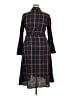 Unbranded 100% Polyester Plaid Blue Casual Dress Size XXL - photo 2