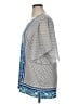 JM Collection Gray Short Sleeve Blouse Size XL - photo 5