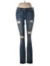Current/Elliott Hearts Blue Jeans Size 26 waist - photo 1