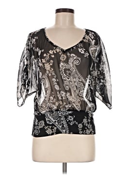 White House Black Market Short Sleeve Blouse (view 1)