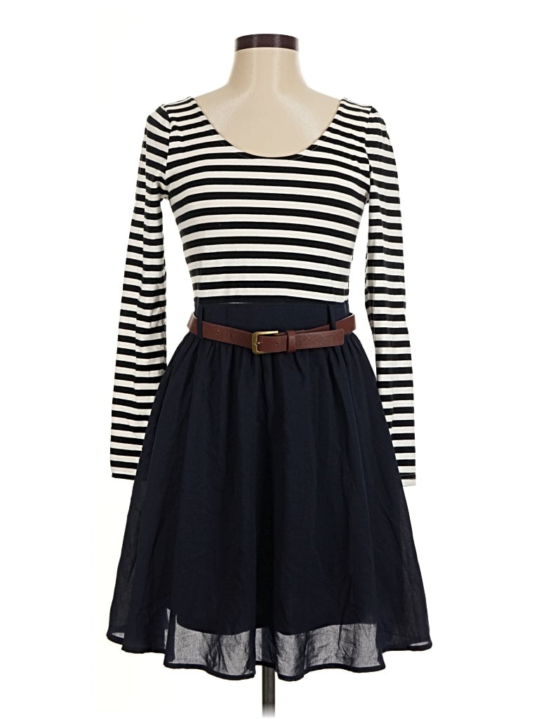 Pre-owned Hyfve Casual Dress In Blue