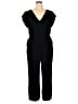 A New Day 100% Polyester Solid Black Jumpsuit Size XL - photo 1