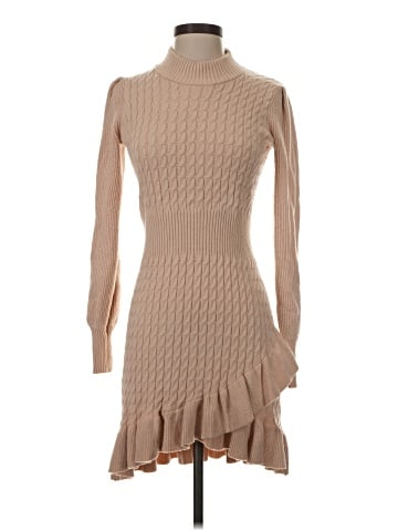 Flat White Casual Dress (view 1)