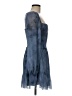Wilfred 100% Polyester Hearts Blue Cocktail Dress Size M - photo 4