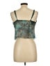 Shein Curve Teal Sleeveless Blouse Size 12 - photo 2