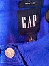 Gap 100% Linen Blue Long Sleeve Button-Down Shirt Size S - photo 7