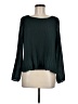 Club Monaco 100% Polyester Green Long Sleeve Blouse Size M - photo 1