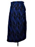 Zara Graphic Blue Formal Skirt Size L - photo 1