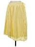 Unbranded 100% Rayon Solid Yellow Casual Skirt Size XS - photo 1