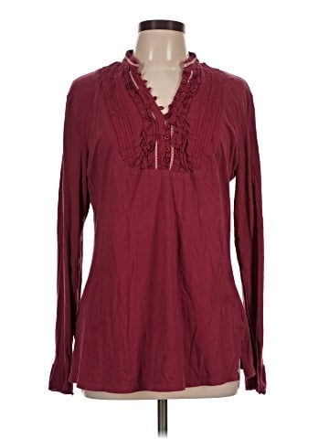 AK Anne Klein Long Sleeve Blouse (view 1)