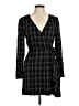 Sanctuary 100% Rayon Plaid Black Casual Dress Size 6 - photo 1