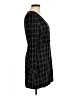 Sanctuary 100% Rayon Plaid Black Casual Dress Size 6 - photo 4
