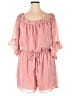 Indulge 100% Polyester Hearts Pink Romper Size 2X - photo 1