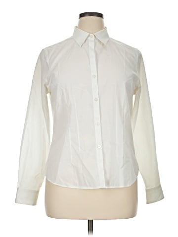 Foxcroft Long Sleeve Button-Down Shirt (view 1)