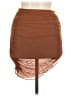 Shein Solid Brown Casual Skirt Size 6 - photo 2
