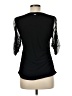 DKNY Black 3/4 Sleeve Top Size M - photo 2