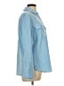 Chico's Color Block Blue Long Sleeve Button-Down Shirt Size Lg (2) - photo 4
