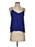 Parker 100% Silk Blue Sleeveless Silk Top Size S - photo 1