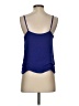 Parker 100% Silk Blue Sleeveless Silk Top Size S - photo 2