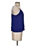 Parker 100% Silk Blue Sleeveless Silk Top Size S - photo 4