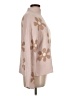 Chelsea & Theodore 100% Nylon Floral Tan Pullover Sweater Size L - photo 4