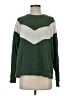 The Great. Chevron-herringbone Green Sweatshirt Size Sm (1) - photo 1