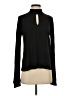 Ecru 100% Polyester Black Long Sleeve Blouse Size XS - photo 1