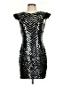 Robert Rodriguez 100% Polyester Metallic Silver Cocktail Dress Size 0 - photo 1