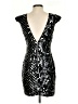 Robert Rodriguez 100% Polyester Metallic Silver Cocktail Dress Size 0 - photo 2