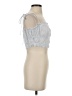 Aerie 100% Cotton Silver Sleeveless Blouse Size S - photo 4