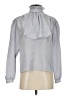 Assorted Brands Solid Silver Long Sleeve Blouse Size S (estimated) - photo 1