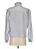Assorted Brands Solid Silver Long Sleeve Blouse Size S (estimated) - photo 2