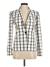 Express Checkered-gingham Ivory Blazer Size 6 - photo 1